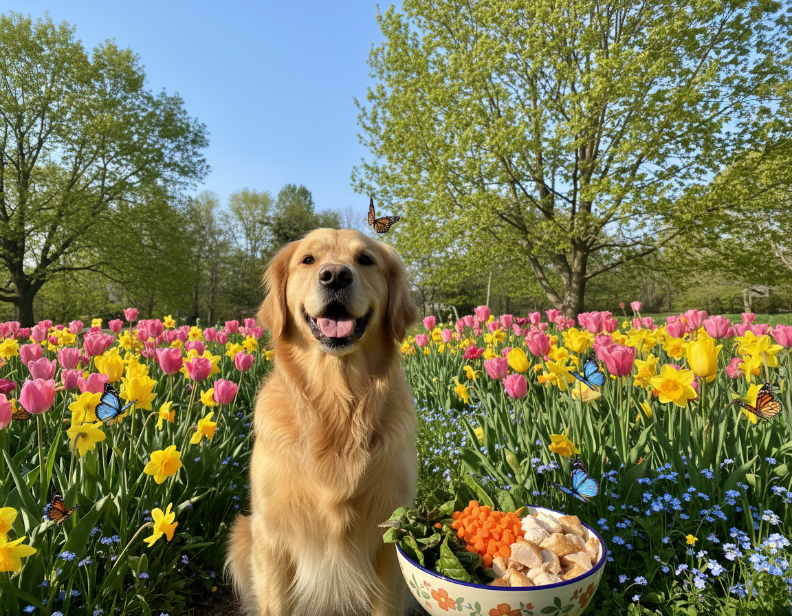 Proljetna prehrana psa – lakša ili hranjivija?