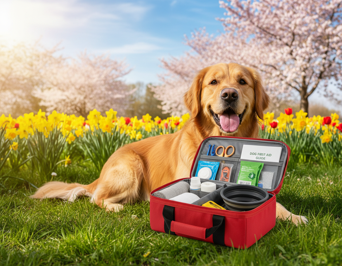 pas-proljece-pribor-za-prvu-pomoc pas proljeće pribor za prvu pomoć