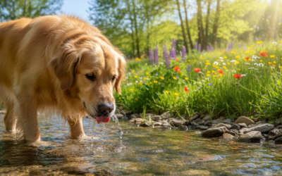 Navike pijenja vode kod pasa u proljeće – na što obratiti pozornost?