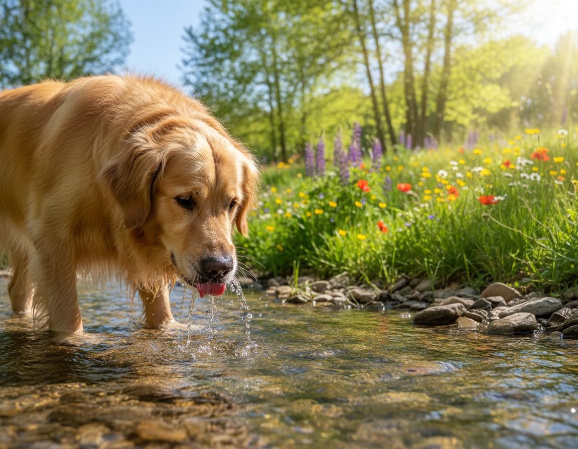 pas proljeće unos vode