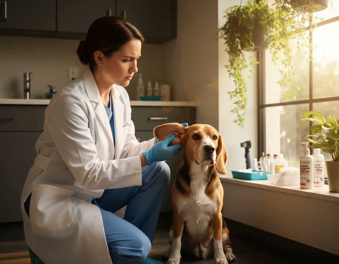 Problemi s ušima kod pasa u proljeće – gljivice i alergije