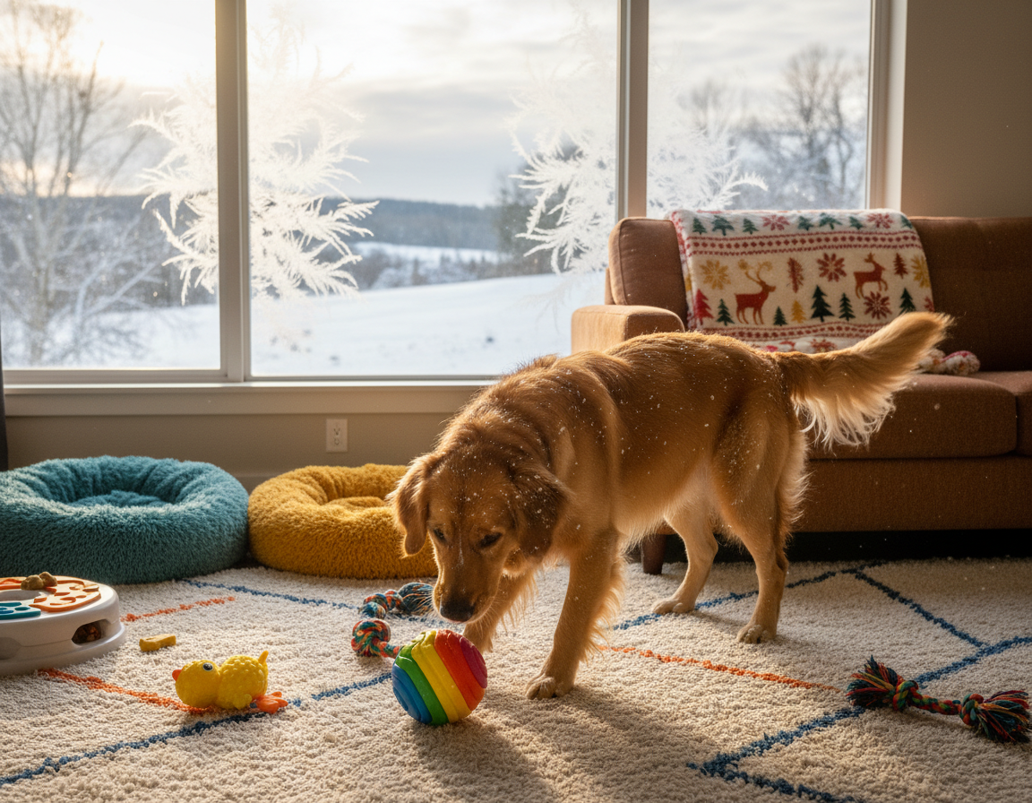 Kreativne aktivnosti za pse i u malom stanu zimi