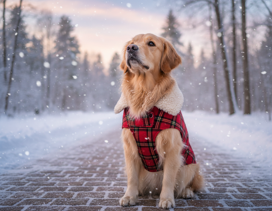 pas zima izbjegavanje hladnog zraka