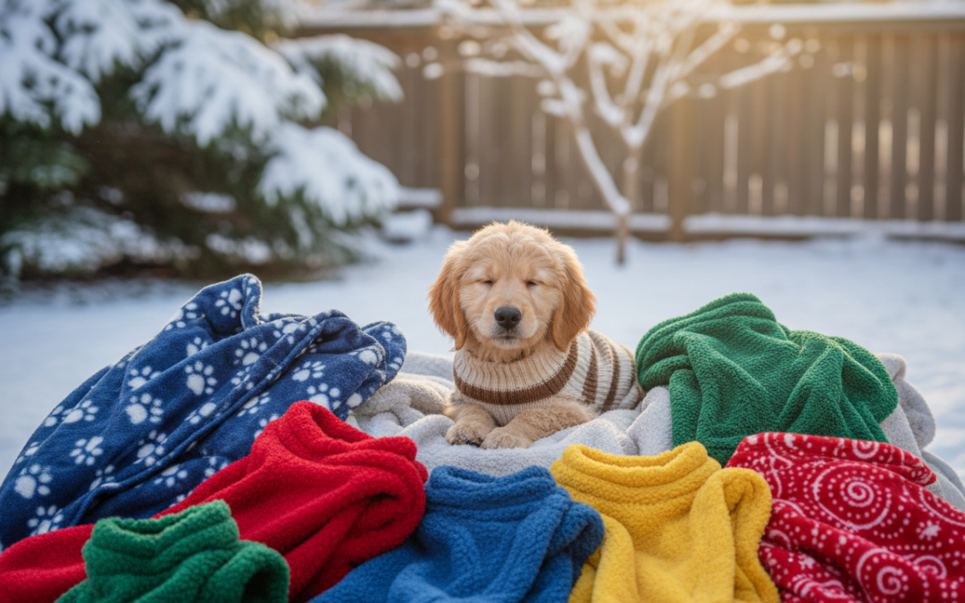 Tople tkanine za pse – što je korisno koristiti zimi?