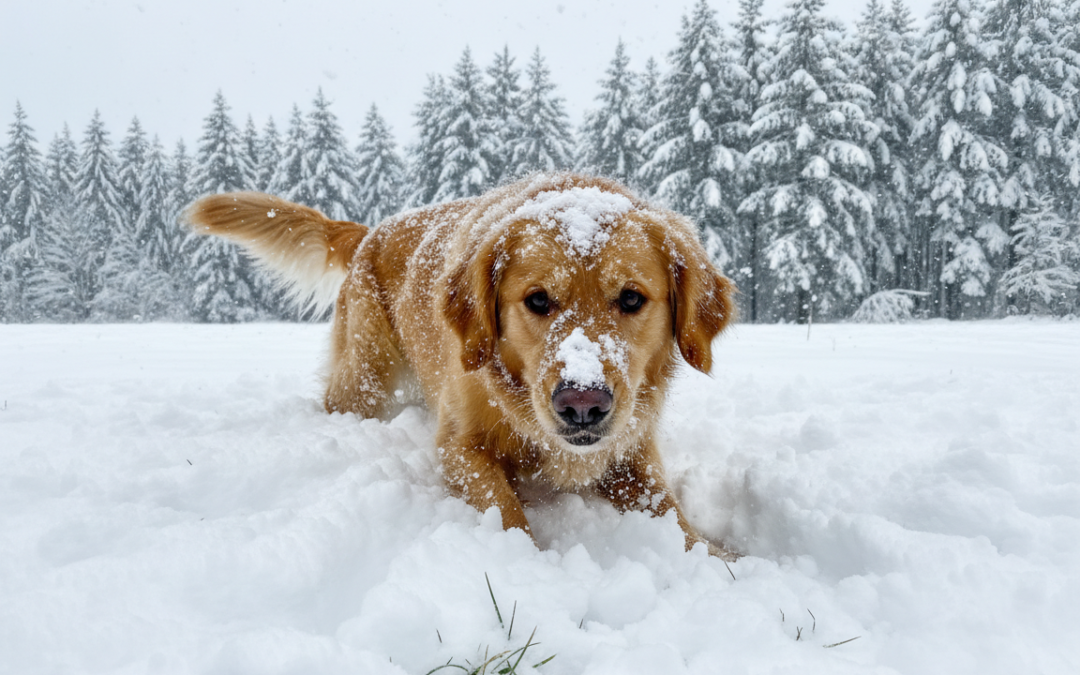 Njuh ispod snijega – zašto je to tako uzbudljivo za psa?