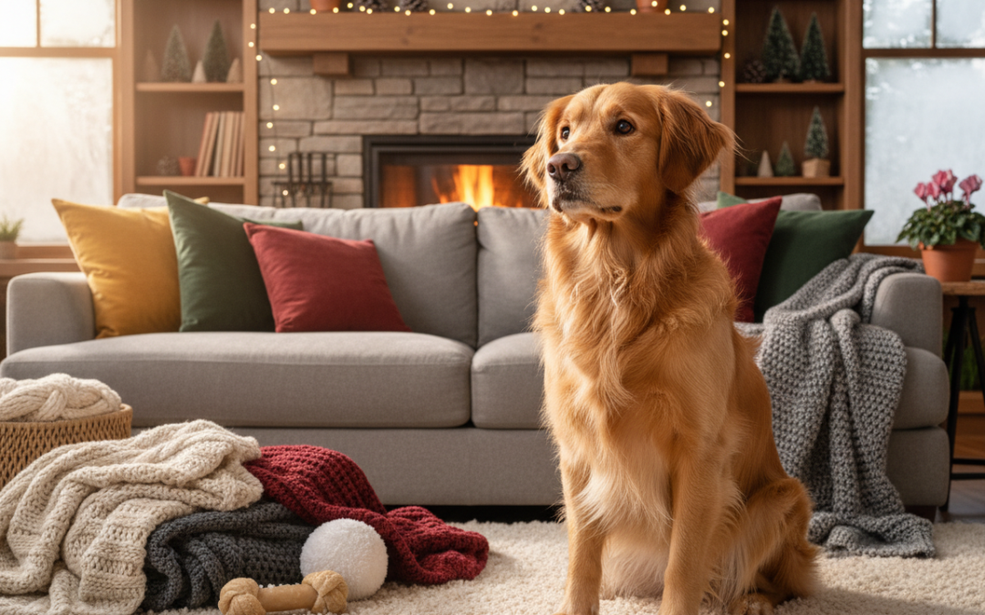 Navikavanje psa s boravka vani na unutarnji prostor zimi – postupno i nježno