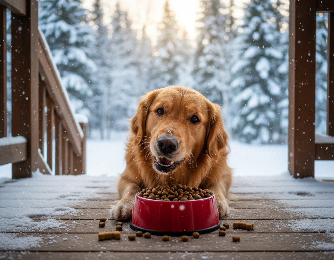 pas zima prilagodba količine hrane
