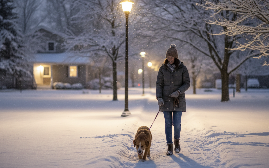 Šetnja sa psom nakon mraka? – Kako ostati siguran zimi