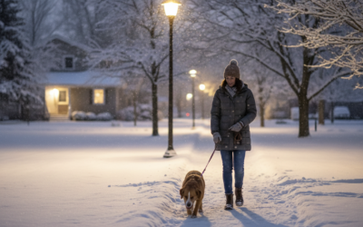 Šetnja sa psom nakon mraka? – Kako ostati siguran zimi