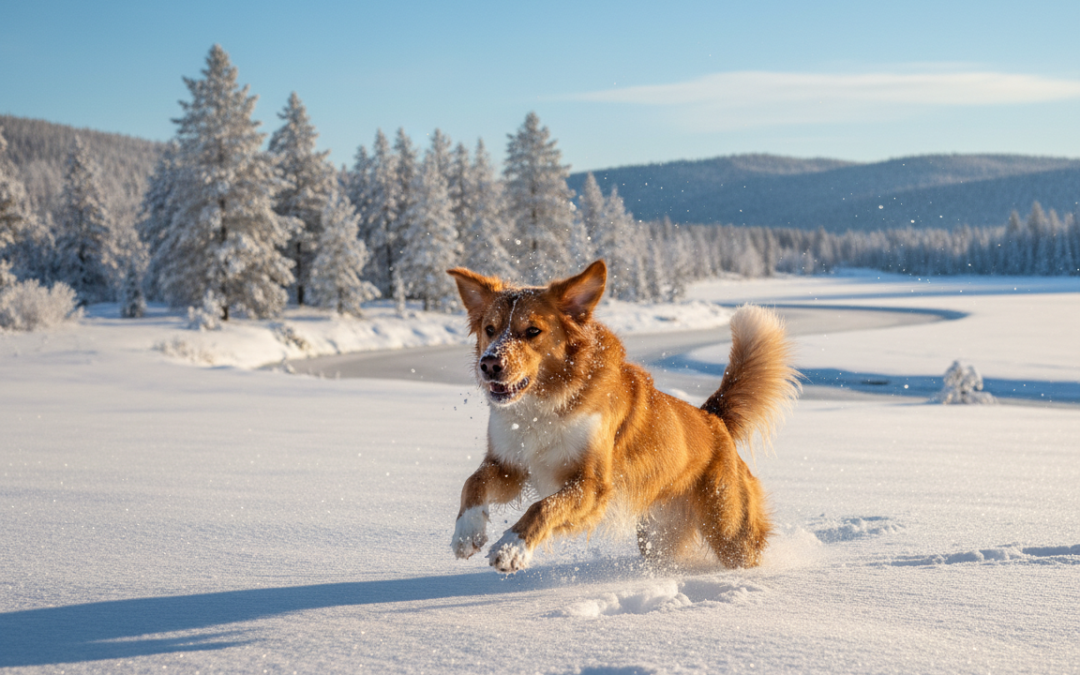 Kretanje pomaže u borbi protiv zimskog stresa kod pasa