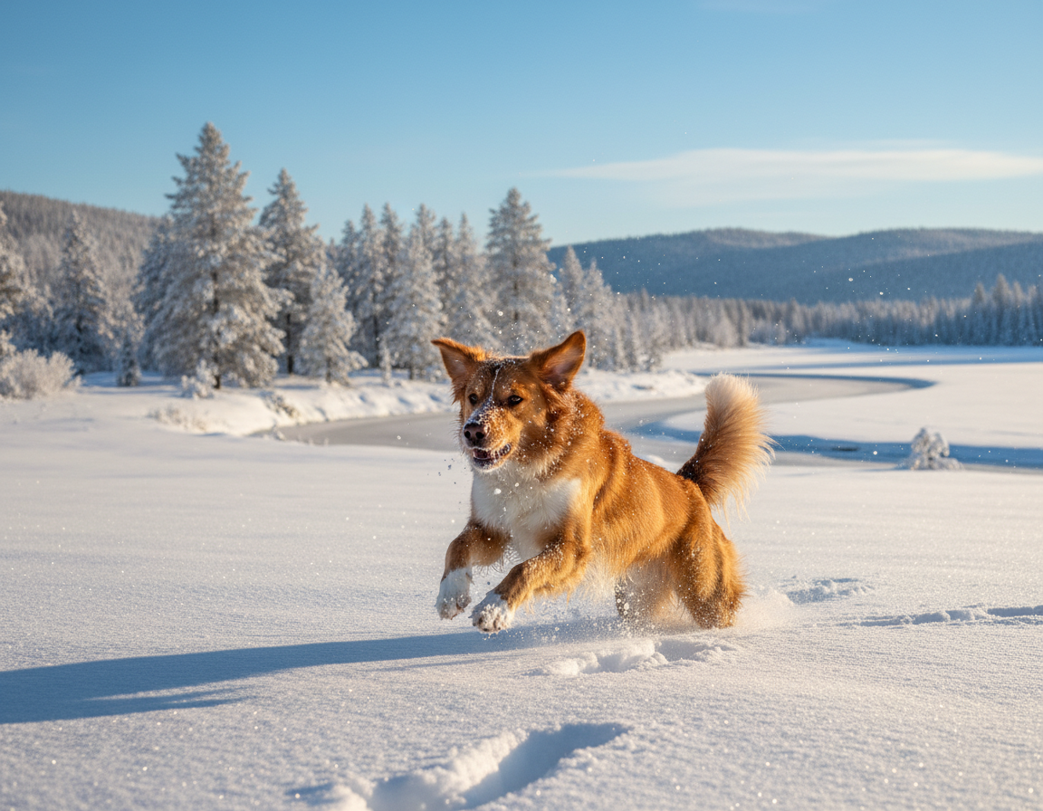Kretanje pomaže u borbi protiv zimskog stresa kod pasa