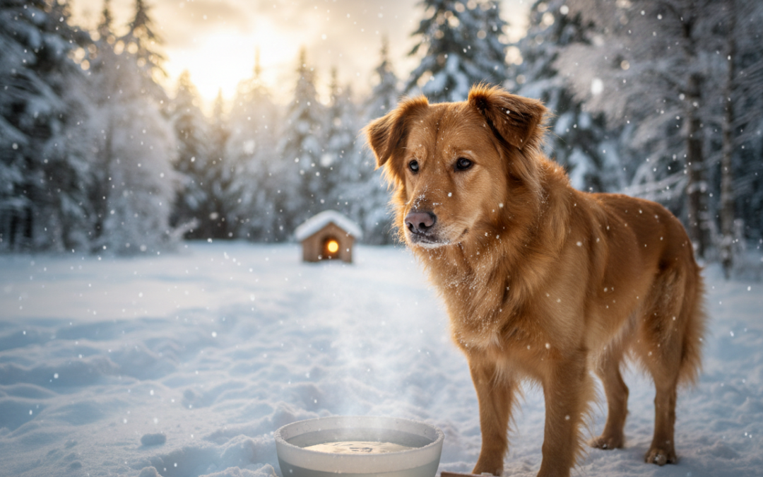 Zašto je odgovarajuća temperatura vode za piće važna zimi za tvog psa?