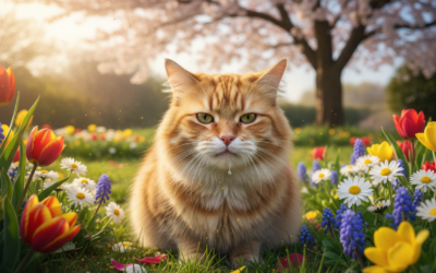 Proljetna alergija kod mačaka – Sve što trebaš znati o tome!