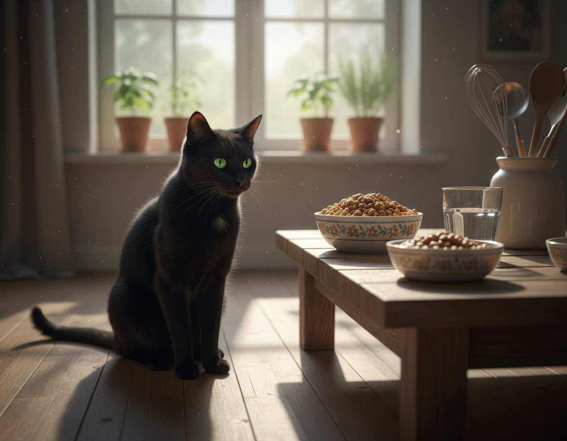 raspored jutarnjeg hranjenja mačke