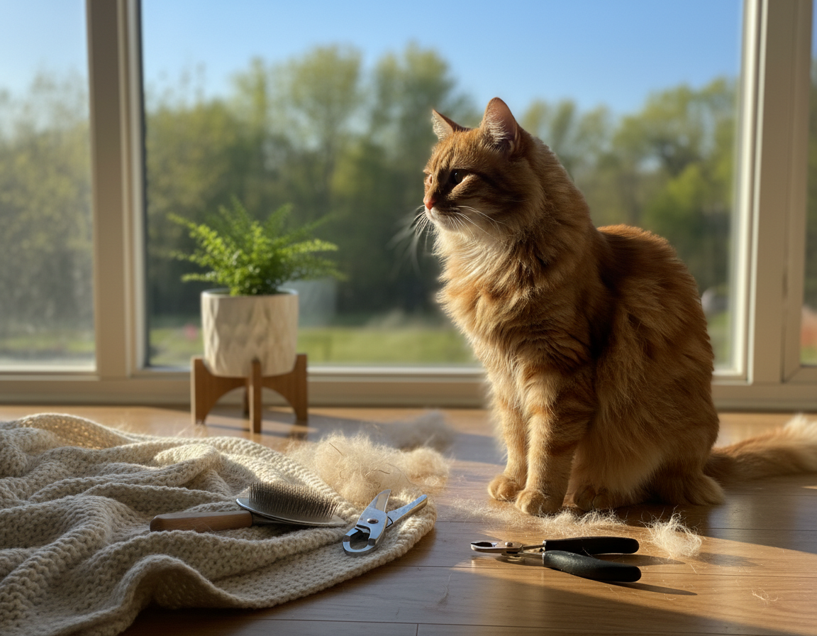 sezonsko ispadanje dlake kod mačaka