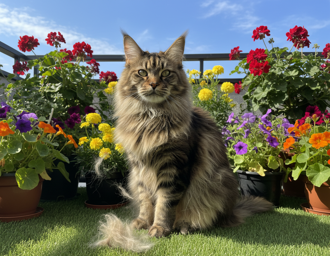 sezonsko linjanje mačke