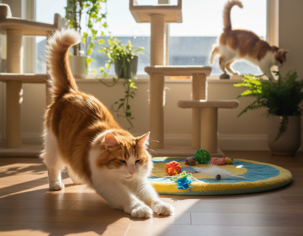 svakodnevne gimnastičke vježbe za mačke