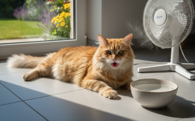 Toplinski udar kod mačaka ljeti – Sve što trebaš znati o tome!