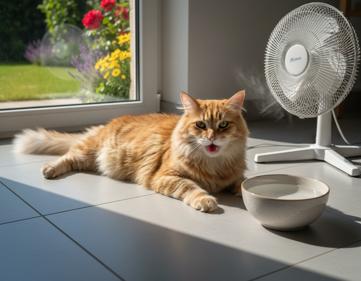 toplinski udar kod mačaka ljeti