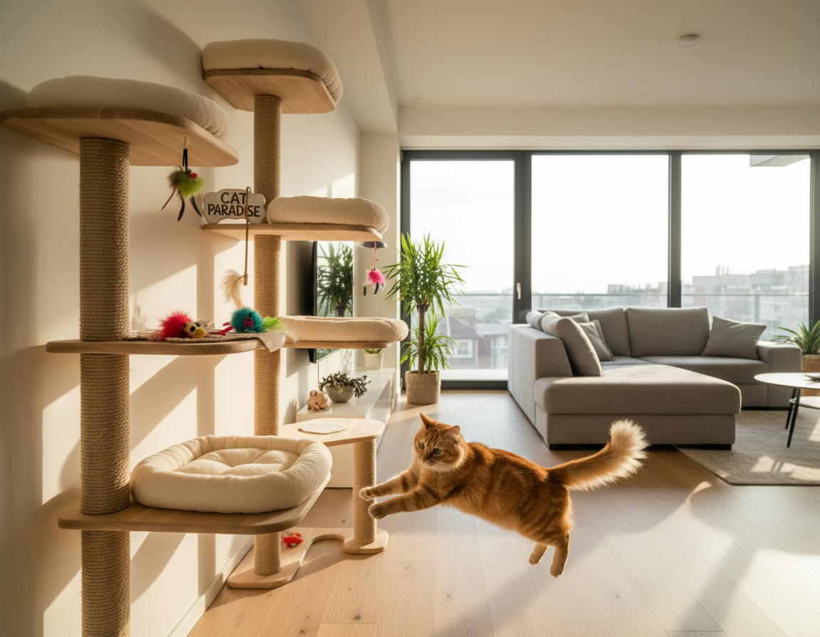 unutarnji sustav za penjanje za mačku