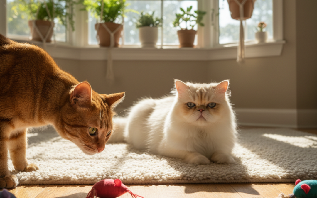 Upoznavanje mačke s novom mačkom – Sve što trebaš znati o tome!