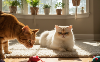 Upoznavanje mačke s novom mačkom – Sve što trebaš znati o tome!