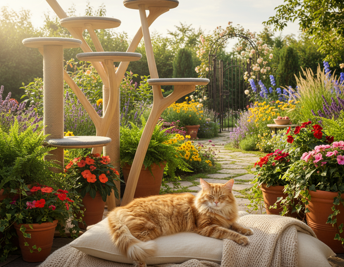 vanjska mjesta za odmor mačaka