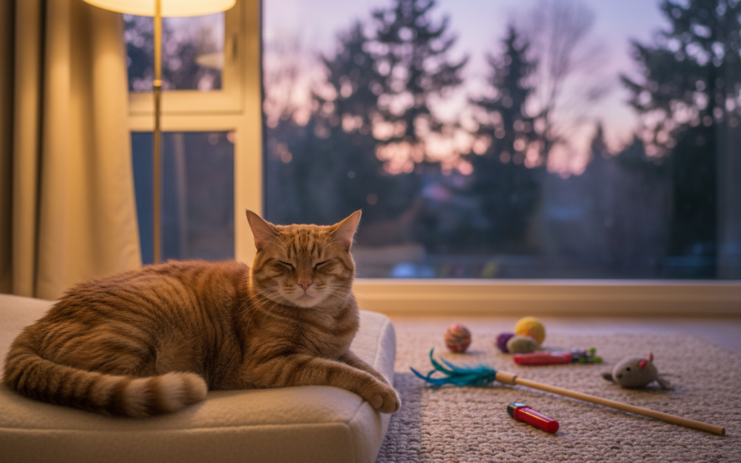 Večernje aktivnosti opuštanja za mačke – Sve što trebaš znati o tome!