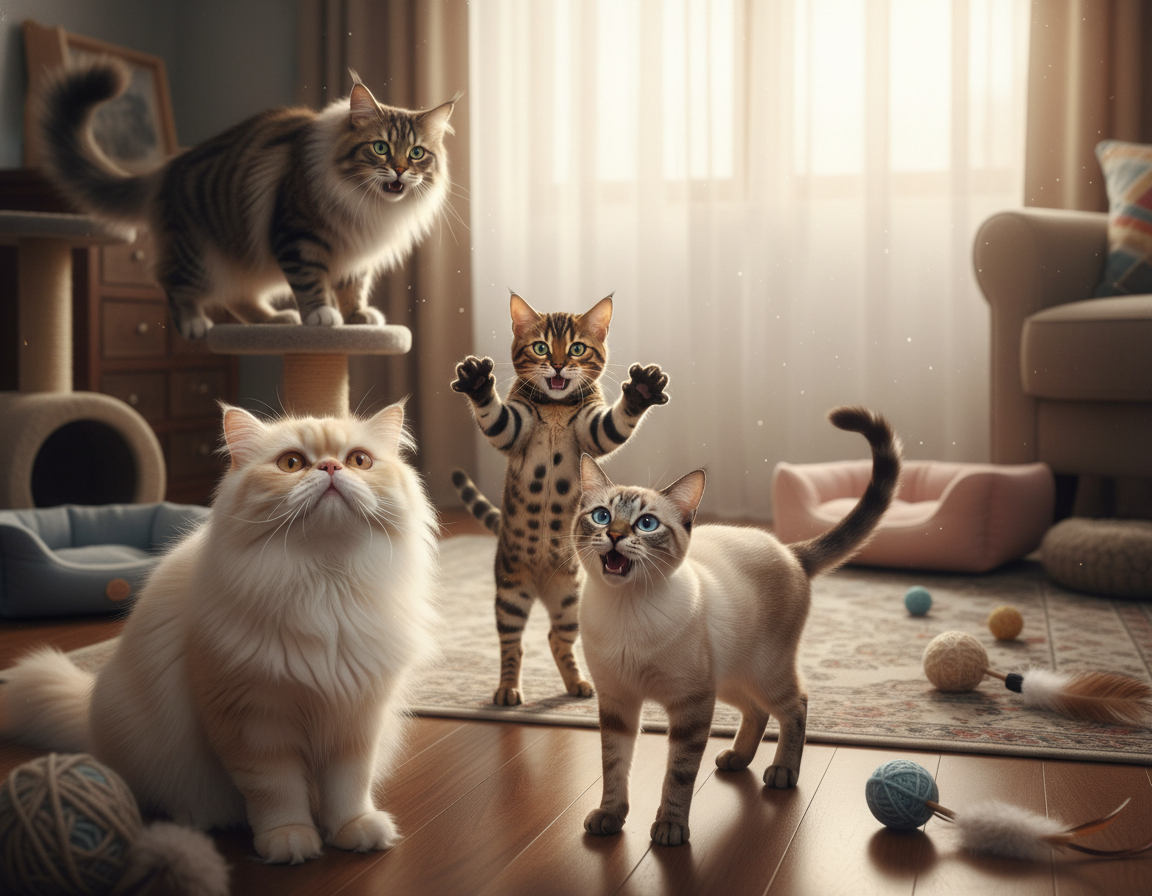 vrste mijaukanja mačke