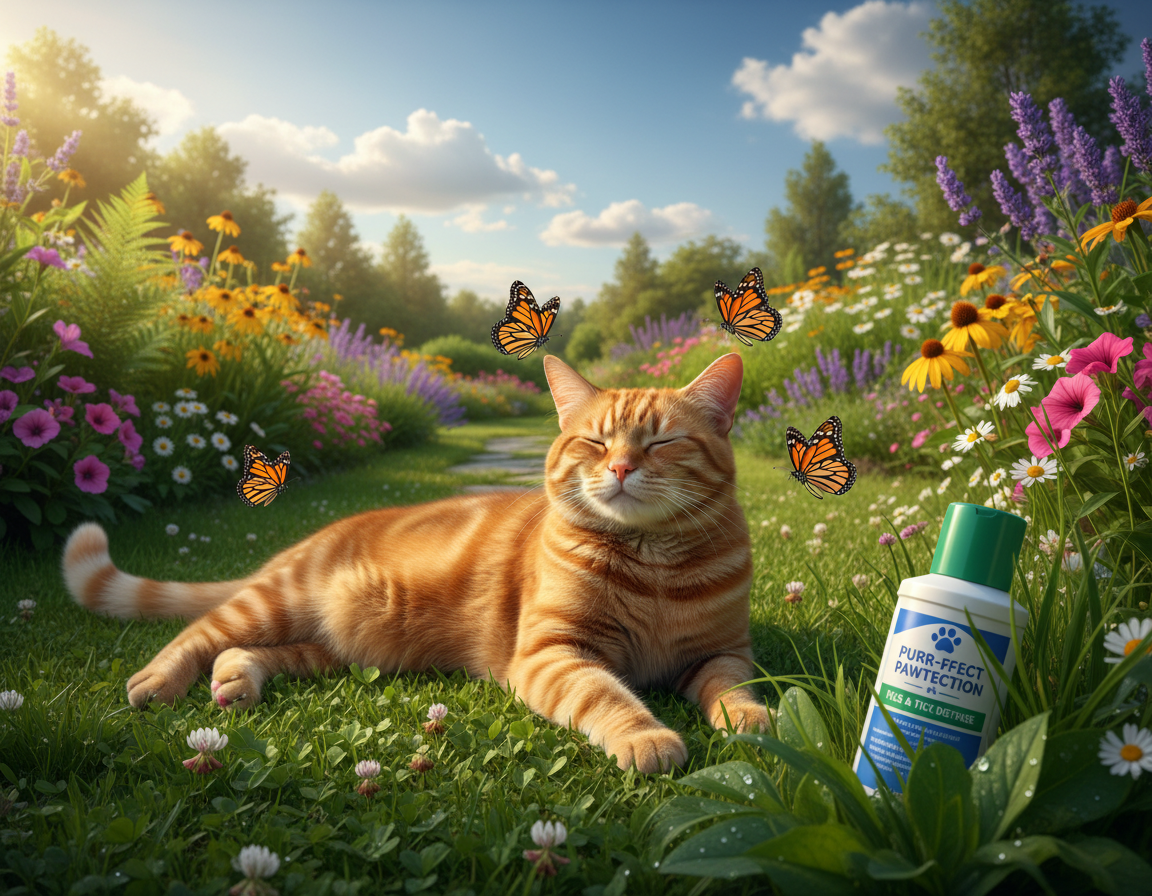 zaštita mačke od parazita ljeti