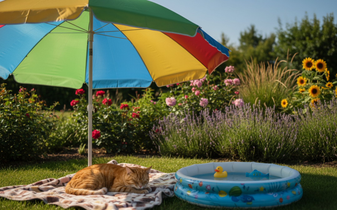 Zaštita mačke od vrućine na otvorenom – Sve što trebaš znati o tome!