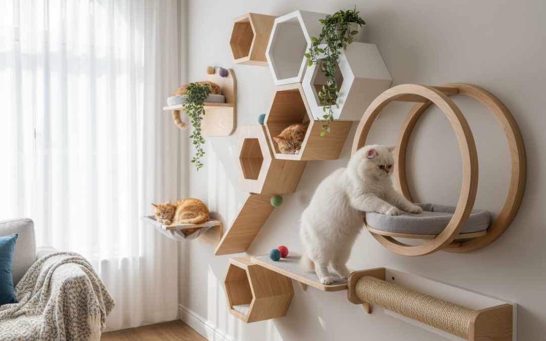 Zidne police za mačke – Sve što trebaš znati o tome!