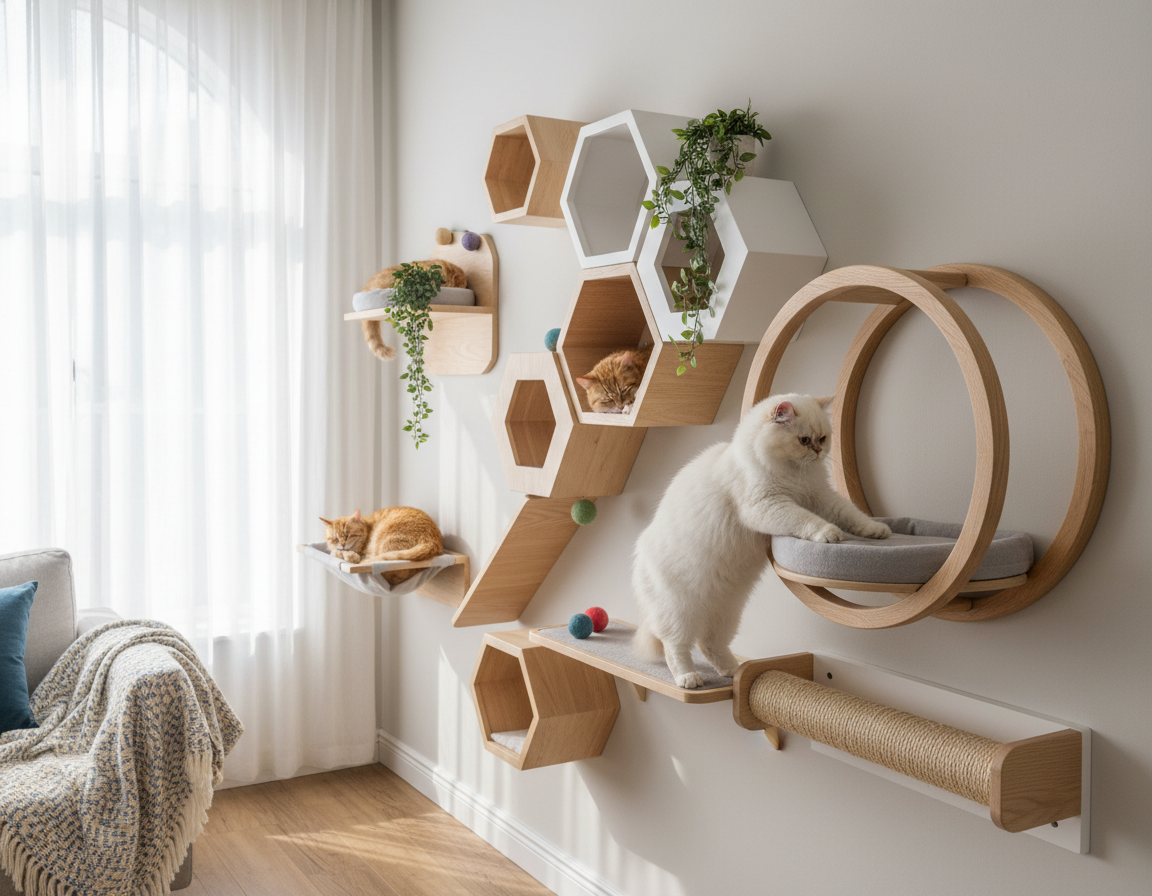 zidne police za mačke