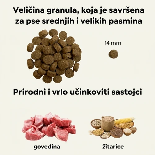 Suha hrana Ted s govedinom za pse 2 Suha hrana Ted s govedinom za pse - Slika 2