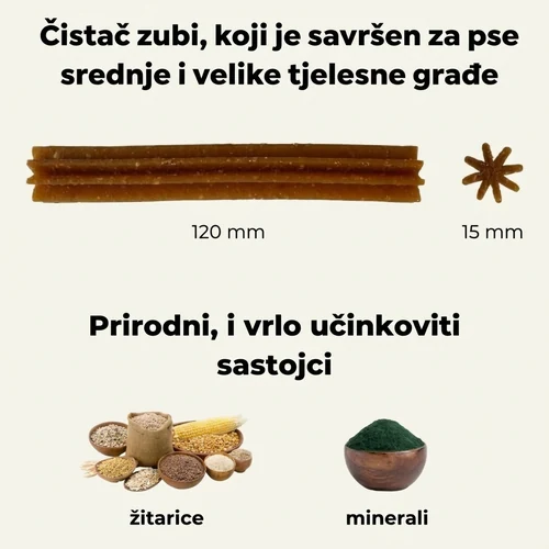 Poslastice Denty za čišćenje zuba „maxi” 2 Poslastice Denty za čišćenje zuba „maxi” - Slika 2