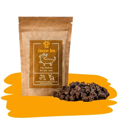 Friky Meatlover poslastice od govedine - kocke (hipoalergeni) – 100 g 20 hr 2024 08 ML MSZK